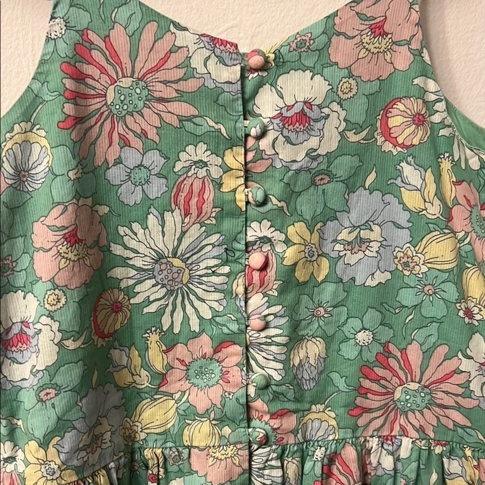 GAP Pink and White Sleeveless Resort Sundress